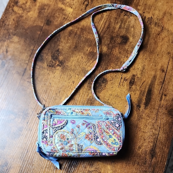 Vera Bradley Handbags - VERA BRADLEY | Cotton RFID All In One Crossbody Bag Provence Paisley